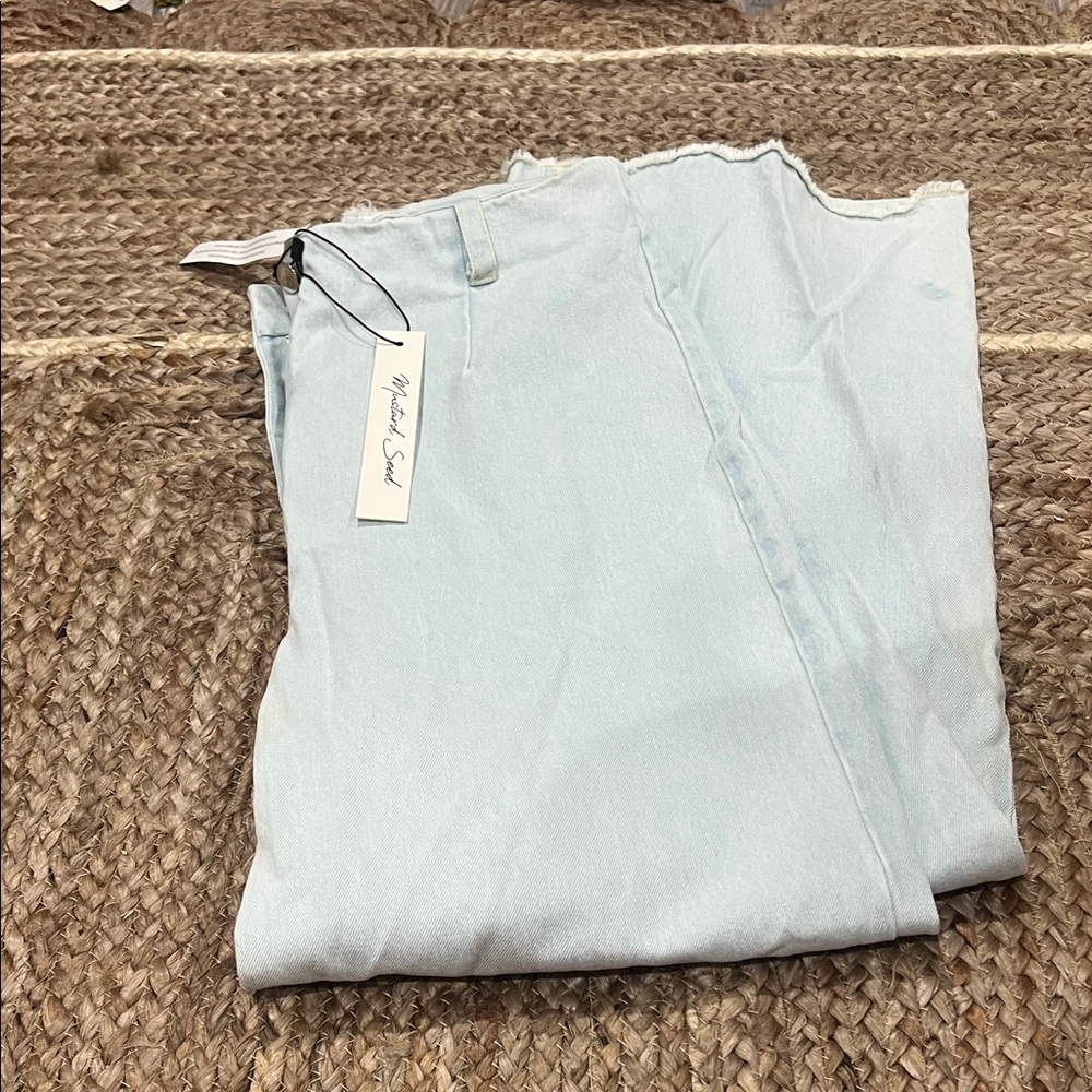 Mustard Seed Sky Blue Denim Pants